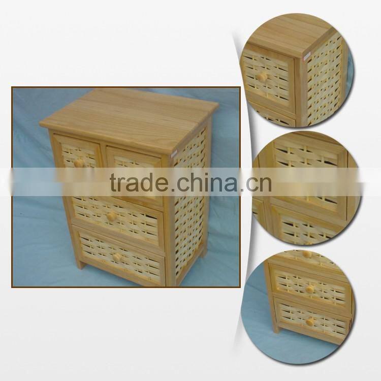 Wooden Cabinets Kitchen With Storage