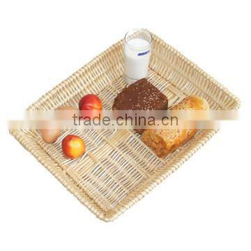 jiayu Wholesale miniture Wicker bread baskets with fabric liner