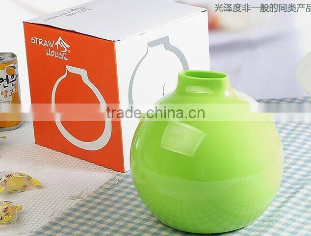 CY054 Hot Sale Bomb Shape Tissue Box Plastic Round Tissue Holder Box