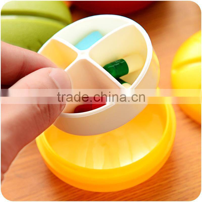 Q1094 Mini four box plastic pill case