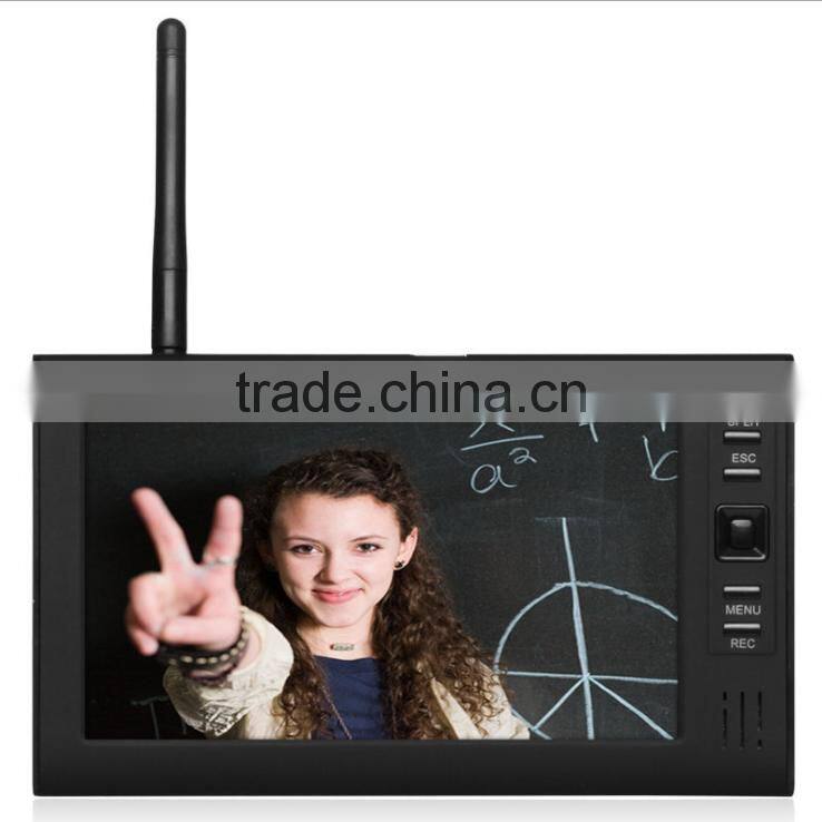 Wireless Monitoring Kit, Home Security Infrared Wireless 4CH CCTV DVR With Camera, 7inch DVR Displayer For Wholesale
