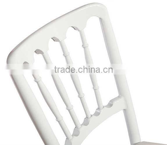 wholesale quality stackable white aluminum napoleon chair QL-D908