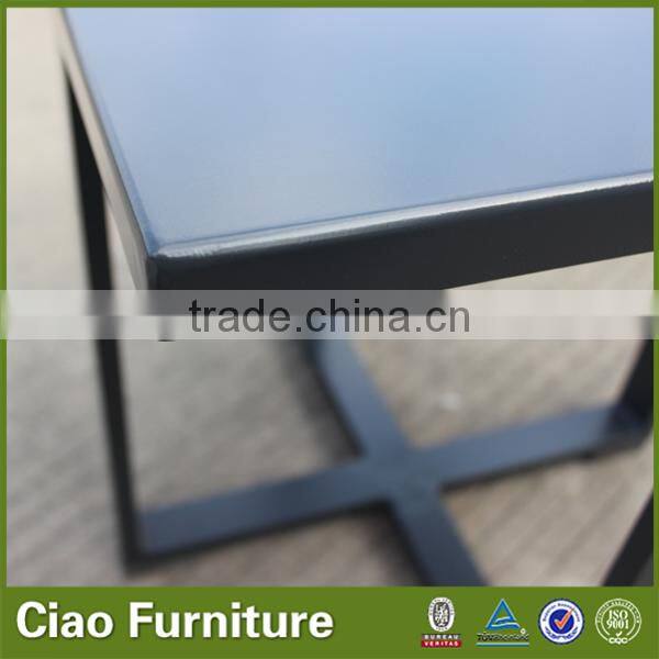 All aluminum side table / coffee table