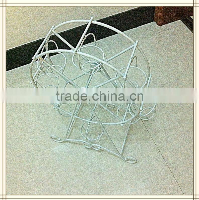 New design metal wire 3-tier cupcake stand
