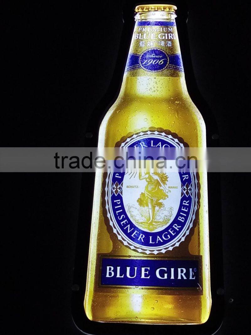 Absolut vodka champagne ads light box