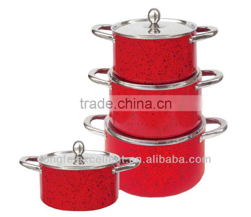 China new product 4pcs aluminum cookware sets italy cookware