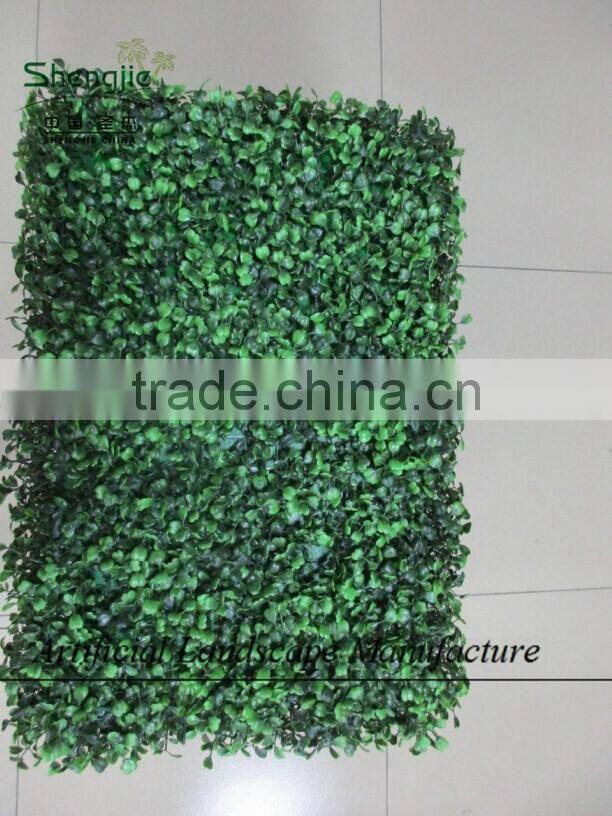 Indoor artificial plastic boxwood hedge for decoration