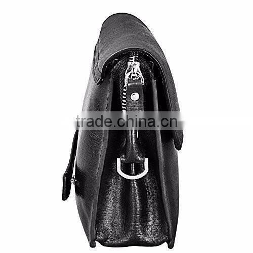 Mens Genuine Leather Big Clutch Bags Wristlet Handbag Organizer Wallet Business Checkbook High Capacity Soft Zipper Wallets