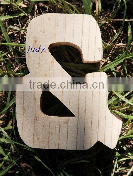 Decorative small wooden craft alphabet letters Wholesale