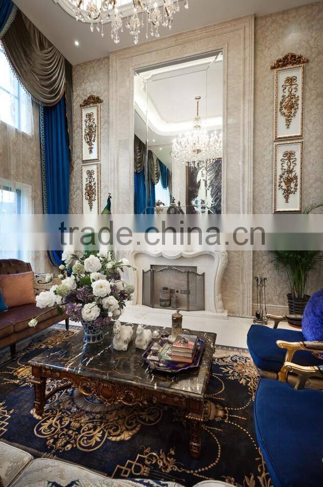 MW-3310-03 Antique gold round shape hanging wall art decor