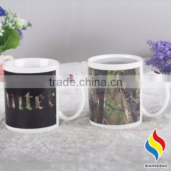 high quality 11oz color changing ceramic mugs