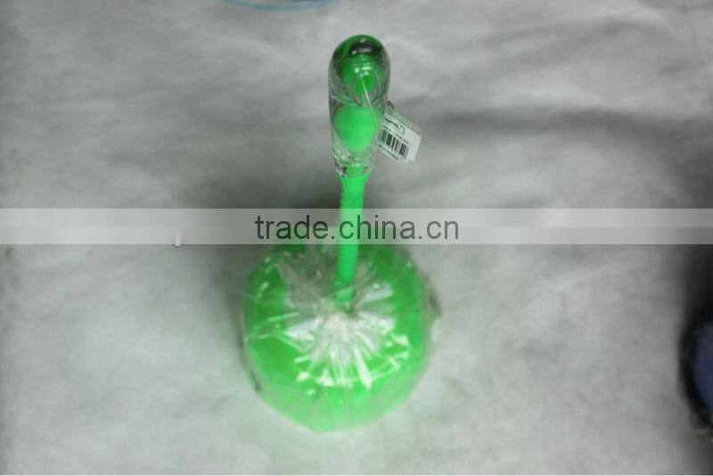 hot sale plastic toilet brush with long holder