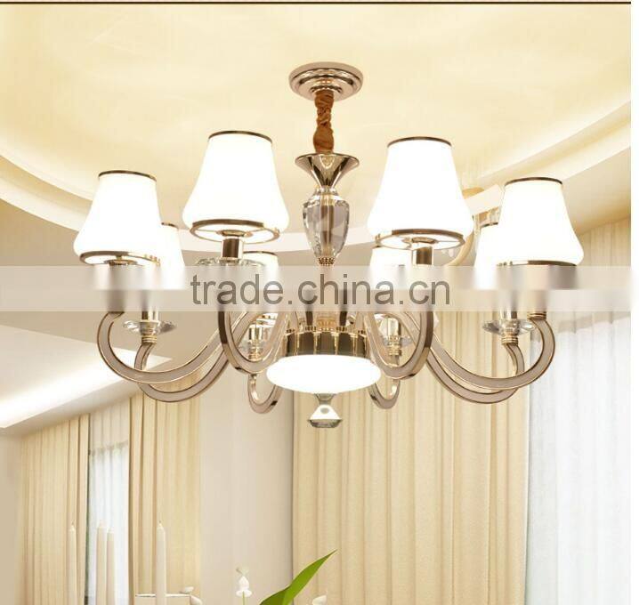 M968 Momoda decorations European simple Crystal modern living room bedroom lighting chandelier pendant lamp