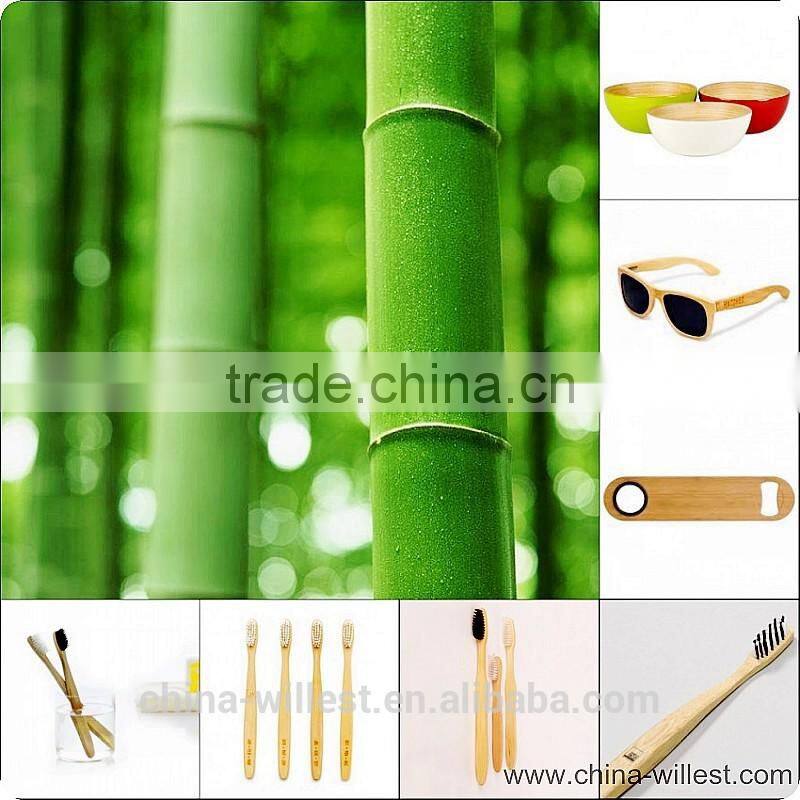 Hotel use bamboo toothbrush, bamboo handle toothbrush