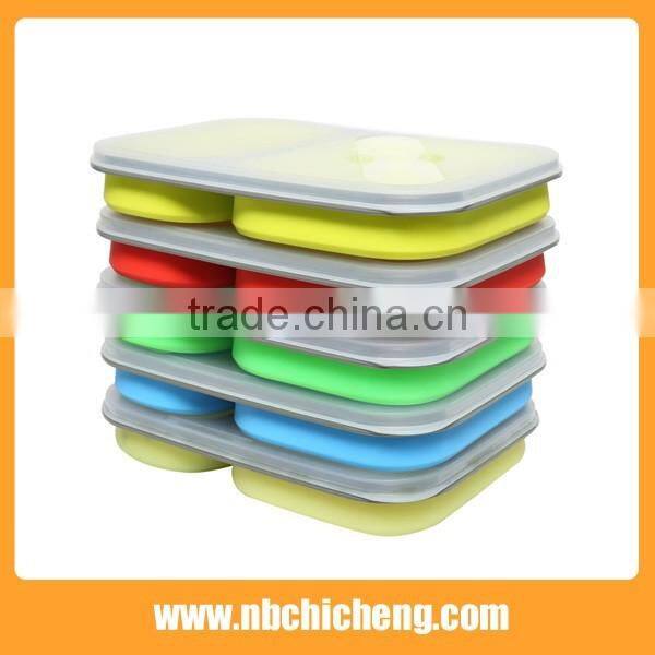 Kitchenware Set Silicone Fast Food Box, Silicone Lunch Box, Silicone Folding Box