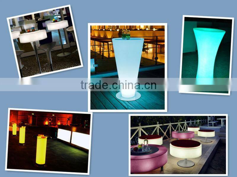 plastic bucket/ led flower pot light /colorful outdoor plastic flower pots /wholesale decorative pots YM-LIB242024