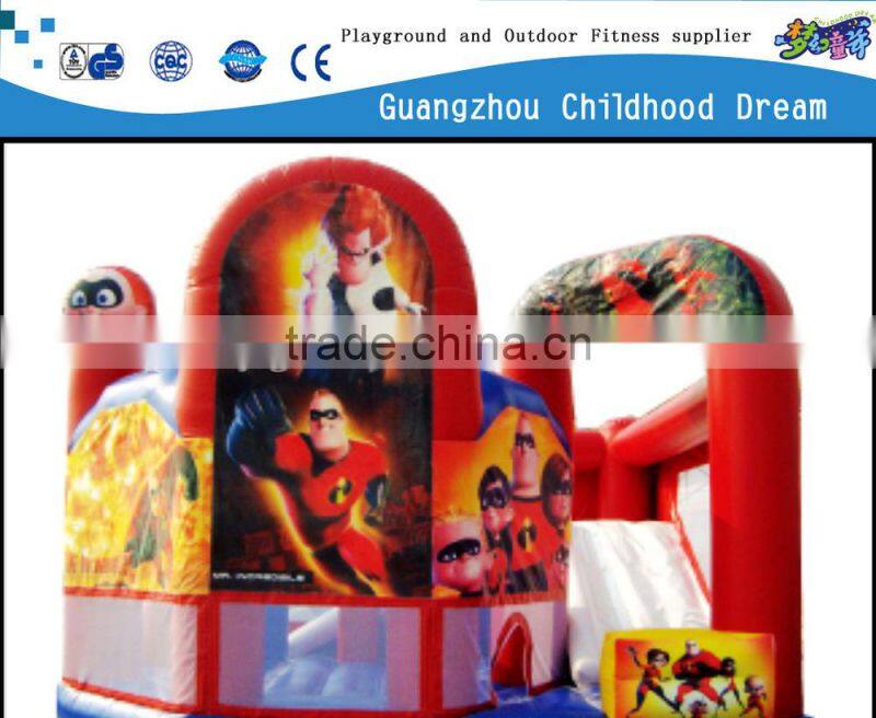 (HD-9601)jungle gym commercial inflatable slide/ outdoor commercial inflatable slide/ commercial inflatable slide