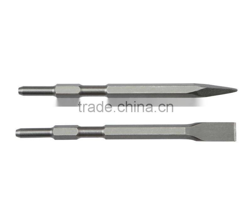 2 Piece 11/16 In. Flat Point Breaker Chisel Set rock breaker chisel chisel and punch set wood carving chisel set