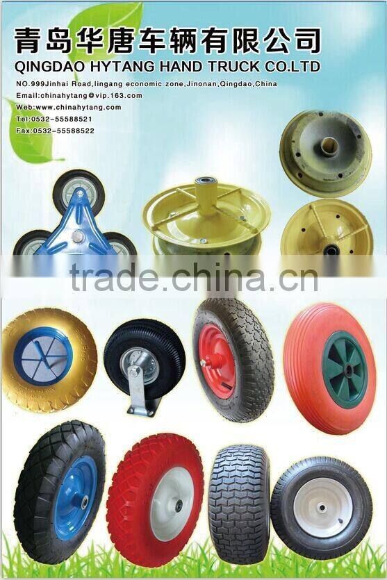 high quality pu wheels/pu Tyre for wheelbarrow 325-8