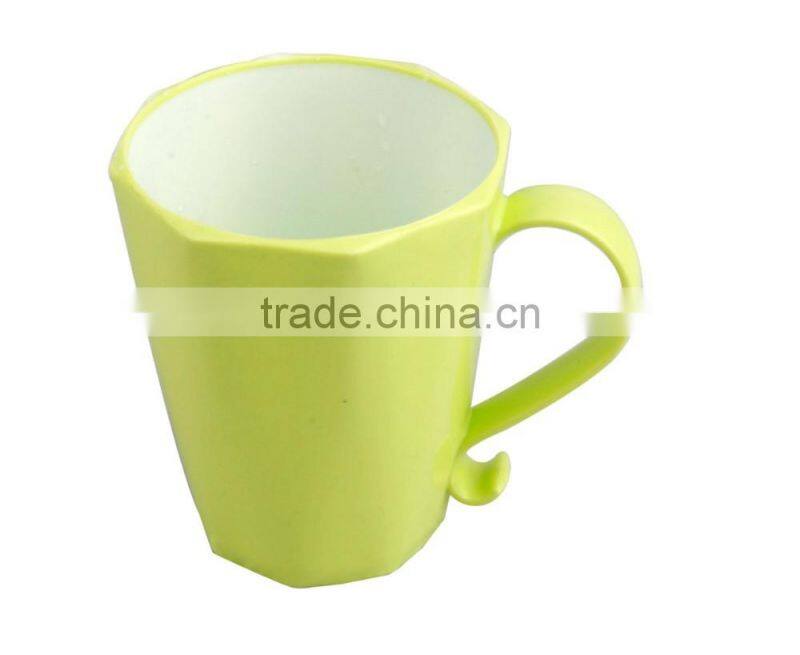 350ML Hotsale Wholesale Double Wall Plastic Mug With Handle For Kids