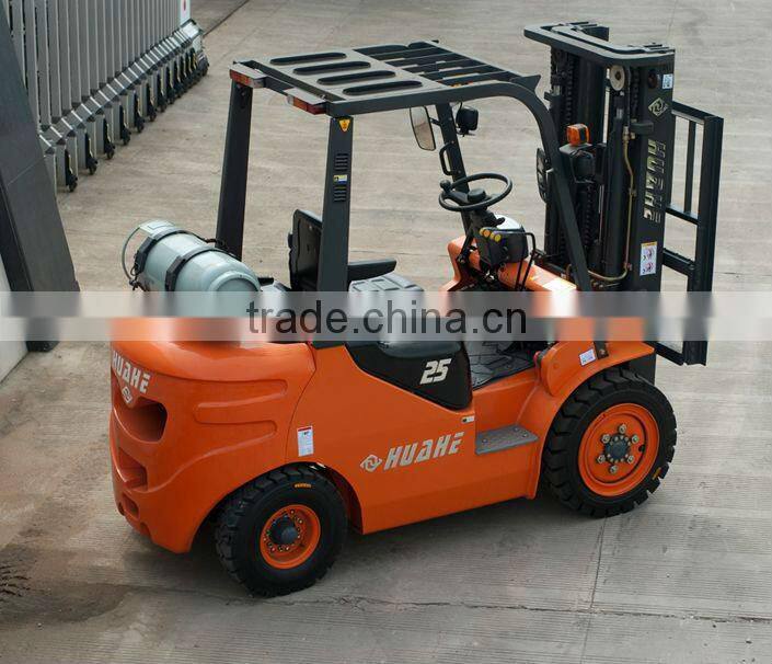 2.5T Gasoline/LPG Dual Fuel Forklift with Nissan Engine