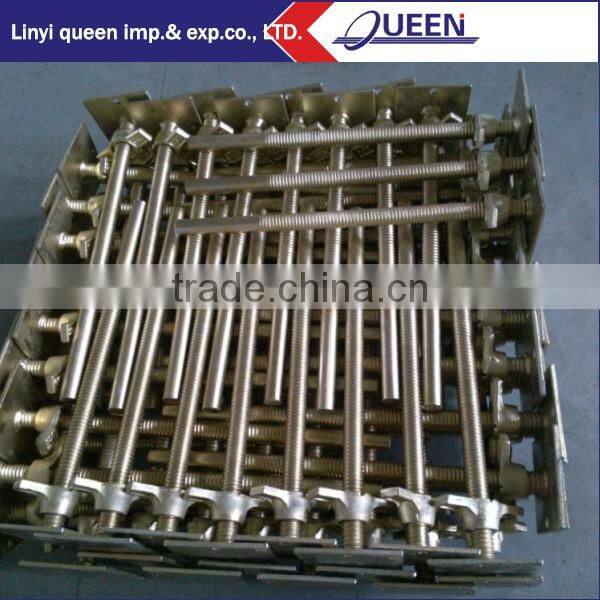 Painted solid or Hollow Adjustable Jack Base/u head jack base/moving U-head base