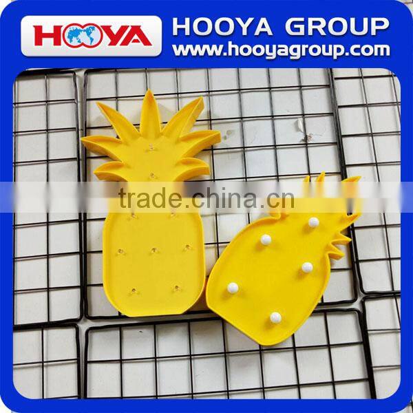cheap but high quality yellow pineapple LED marquee light