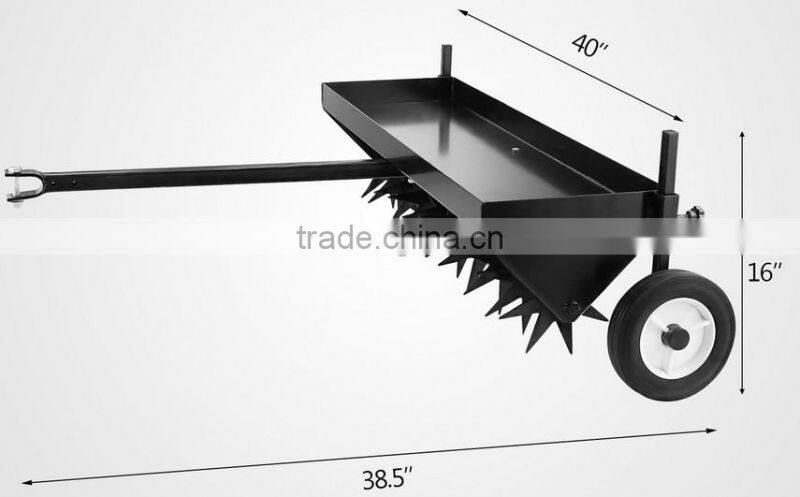 Towed Lawn Slitter/Tow Behind Spike Aerator/ Lawn rotary cultivator
