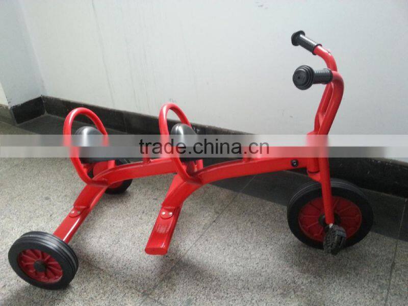 children 3 wheel car baby tricycle two seat for sale