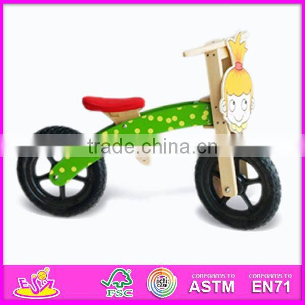 2015 hot sale kids wooden bicycle,popular wooden balance bicycle,new fashion kids bicycle W16C078-D2