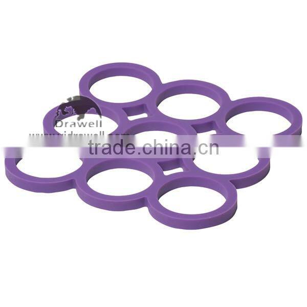 SH-6476 Heat Resistant Durable Flexible Non Slip silicone cup mat