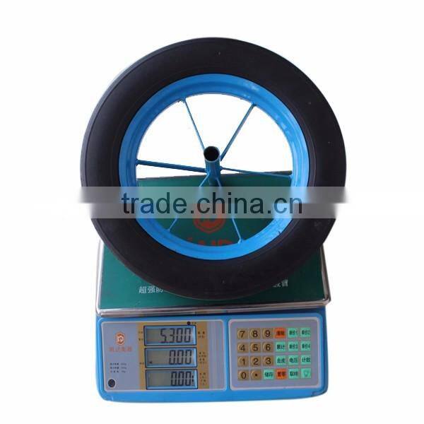 qingdao wantai 5 inch pneumatic wheel rims wheel solid pu wheelbarrow wheels