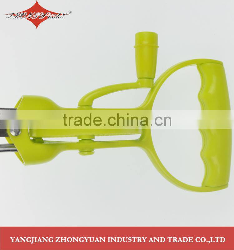 16' Classic Rotary stainless steel egg beater with green pp handle