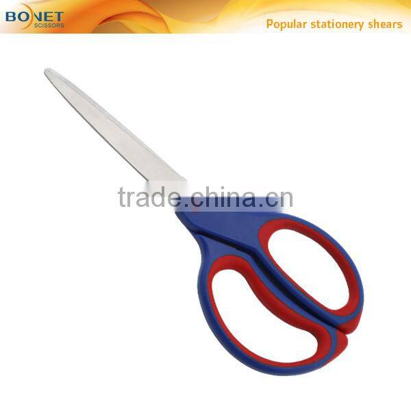 S66055 8" Professional office stationery Wholesale Soft Grip Scissors