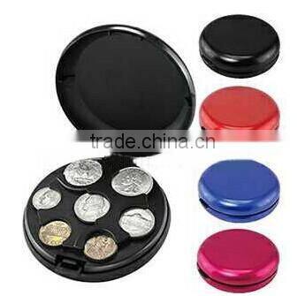 Aluminium EURO US Coin Holder Wallet