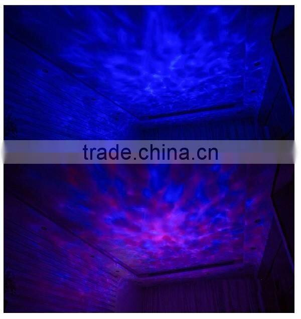 Aurora Master Romantic Relaxing Colorful Ocean Wave Projector with Audio Speaker