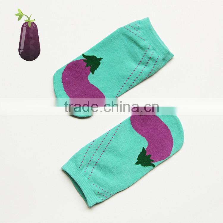 2015 Top Selling Fruits And Vegetables Pattern Fashion Socks Creative Winter Socks Custom Print Socks