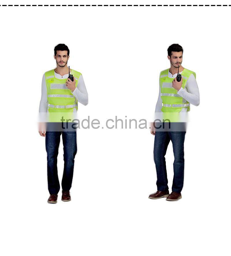 Yellow Pink Hi Vis Safety Workwear Vest