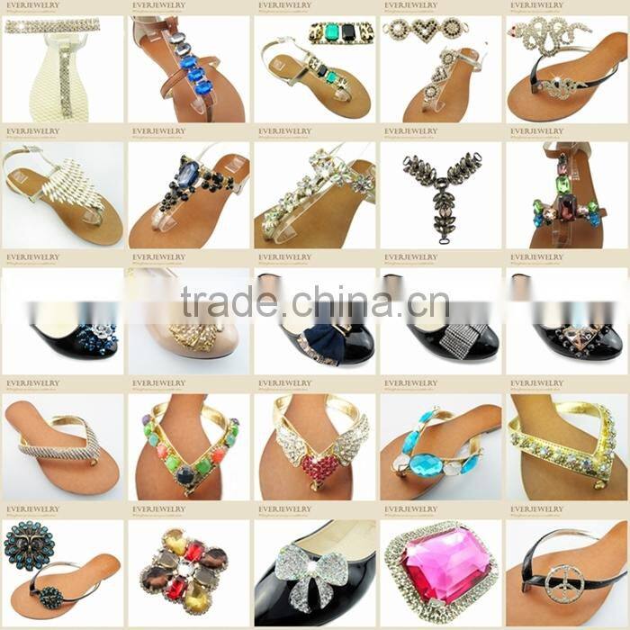 2017 popular rhinestone shoe decoration for wholesale