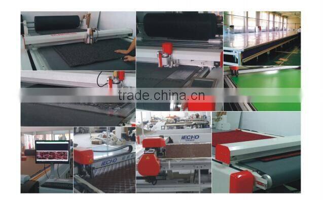 IECHO Leather Car Seat Cover Cutting Machine with Electric Oscillating knife