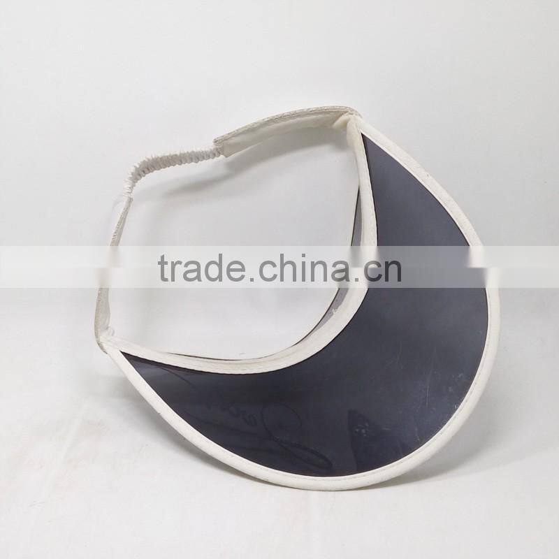 Fashion Summer Sports Cap Wide Brim Sun Visor Hat Cheap Pvc Hat