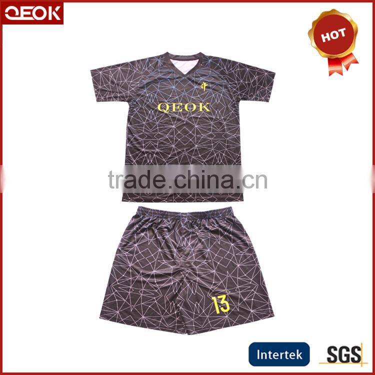 Anti-bacterial sports wear football uniform new design soccer uniform