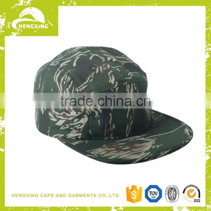 wholesale design fasion custom 5 panel camo snapback cap