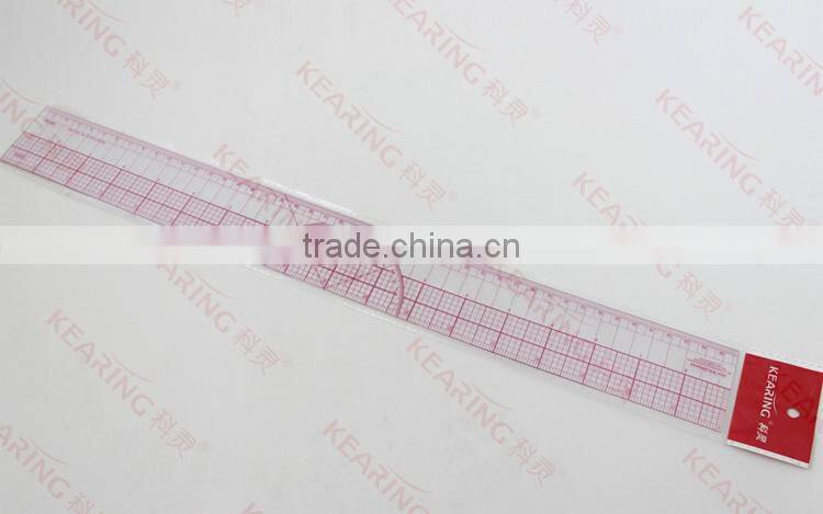 Manufactures direct sales 1.2mm thickness sandwich line garment rulers for dressmarking#8095