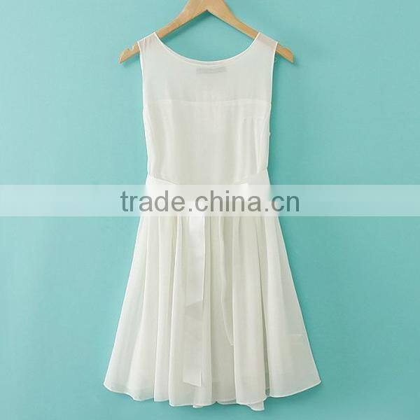 HD-D220 stock elegant ladies dress/OEM woman chiffon dress/OL dress