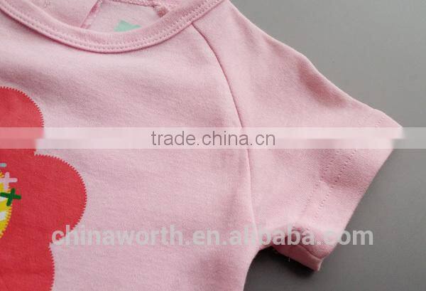 custom baby wear bodysuits/ short sleeve baby rompers