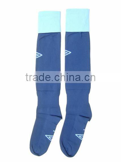youth custom logo colorful knee high long football sock