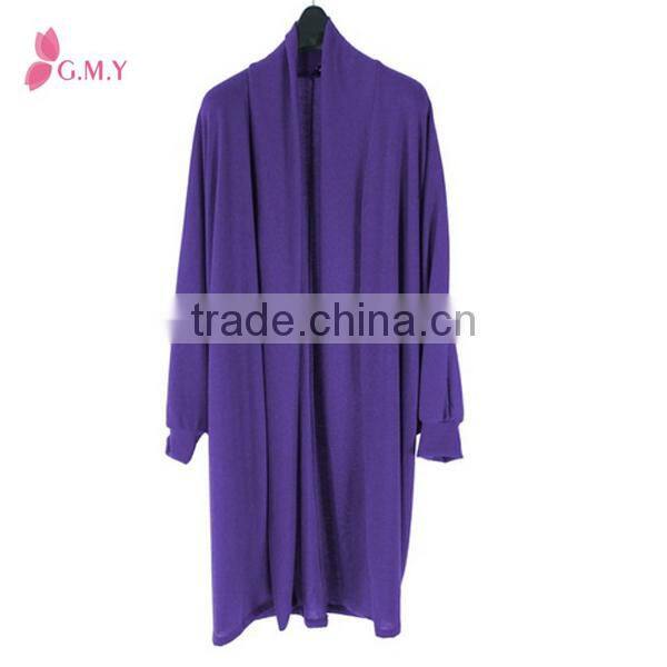 Women's anti-pilling maxi length basic kimono cardigan, fashion design womens tunics