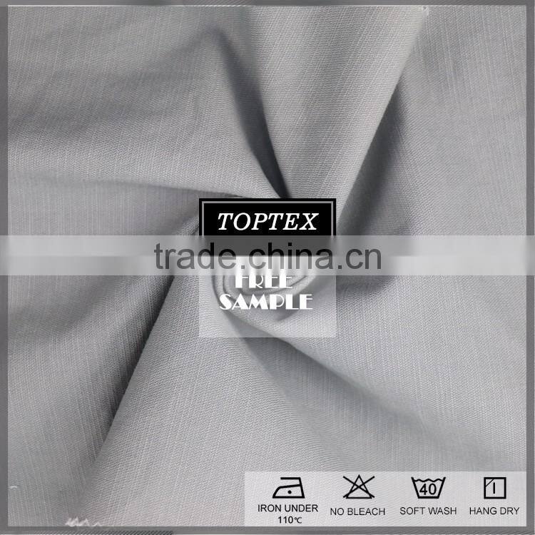 100% cotton dyed slub twill Fabric