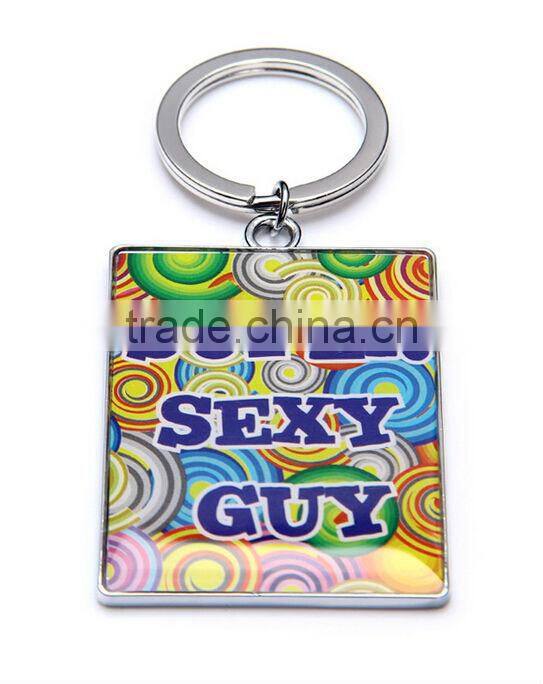 personalized acrylic photo keychain